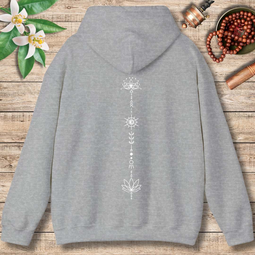 Boho Lotus (Back Only) Hoodie