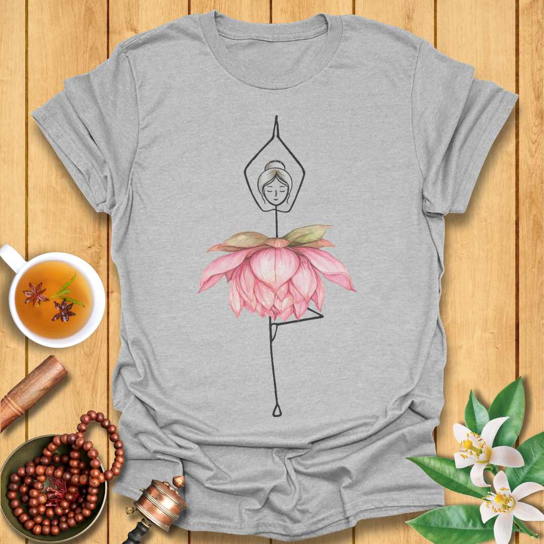 Blooming Yoga Pose T-Shirt