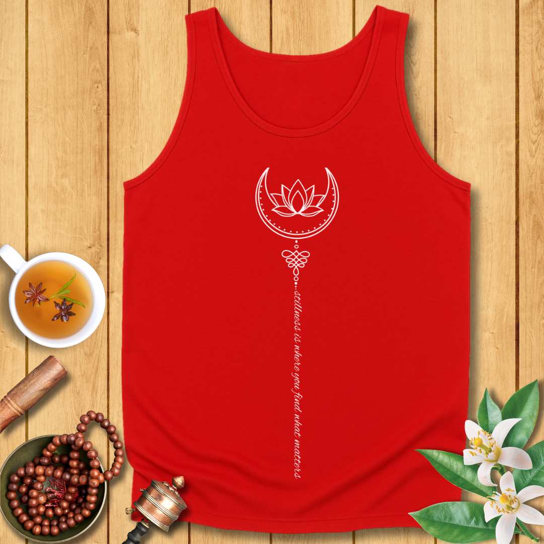 Stillness Flows Unisex Jersey Tank
