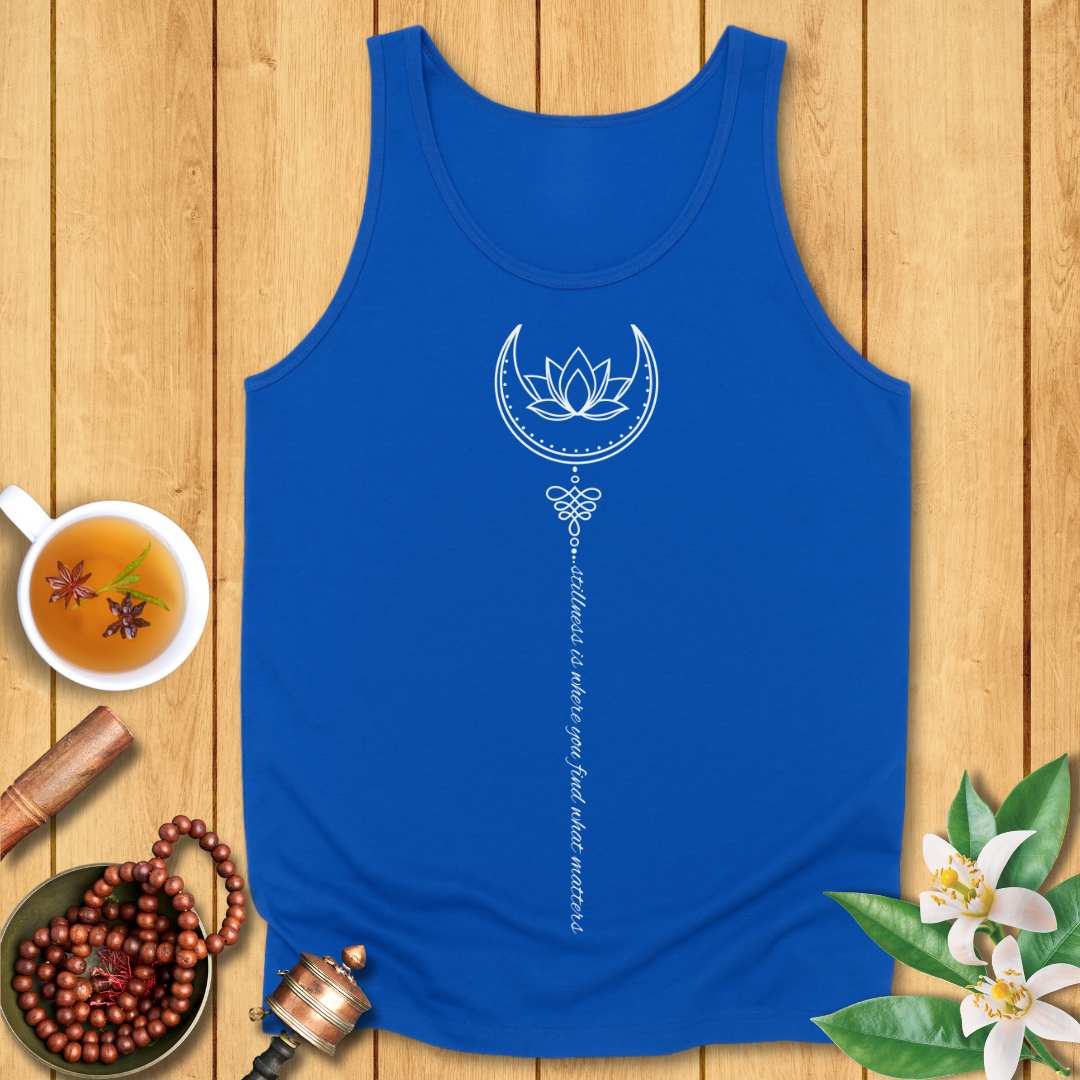 Stillness Flows Unisex Jersey Tank