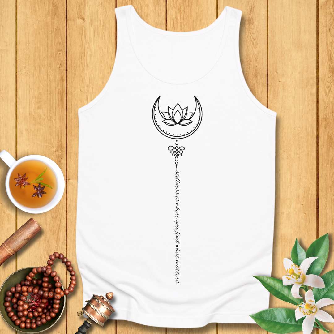 Stillness Flows Unisex Jersey Tank
