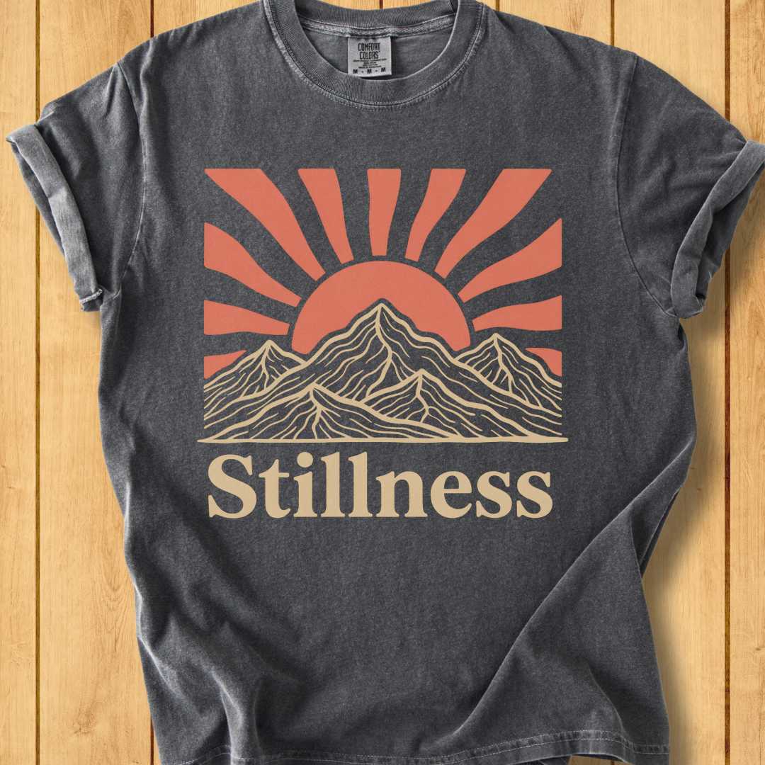 Stillness Rising Unisex Garment-Dyed T-Shirt