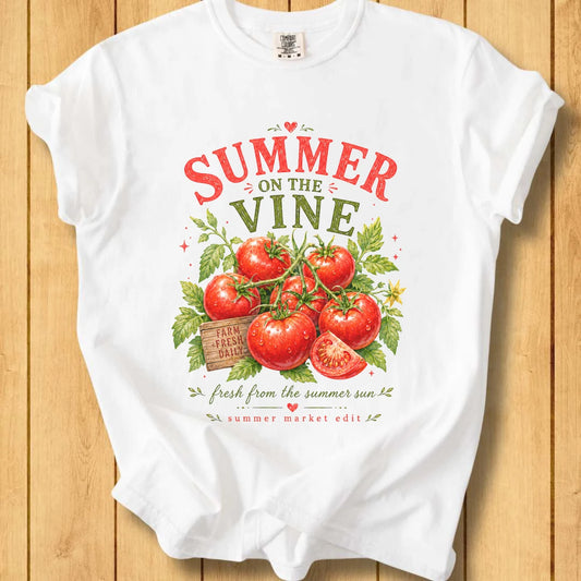 Summer On The Vine Unisex Dyed T-Shirt