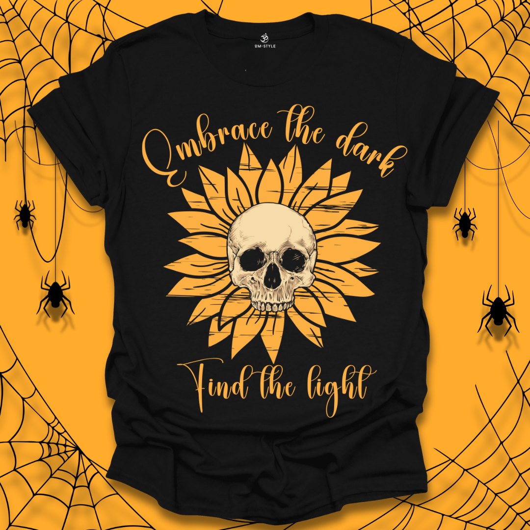 Sunflower Skull Halloween T-Shirt