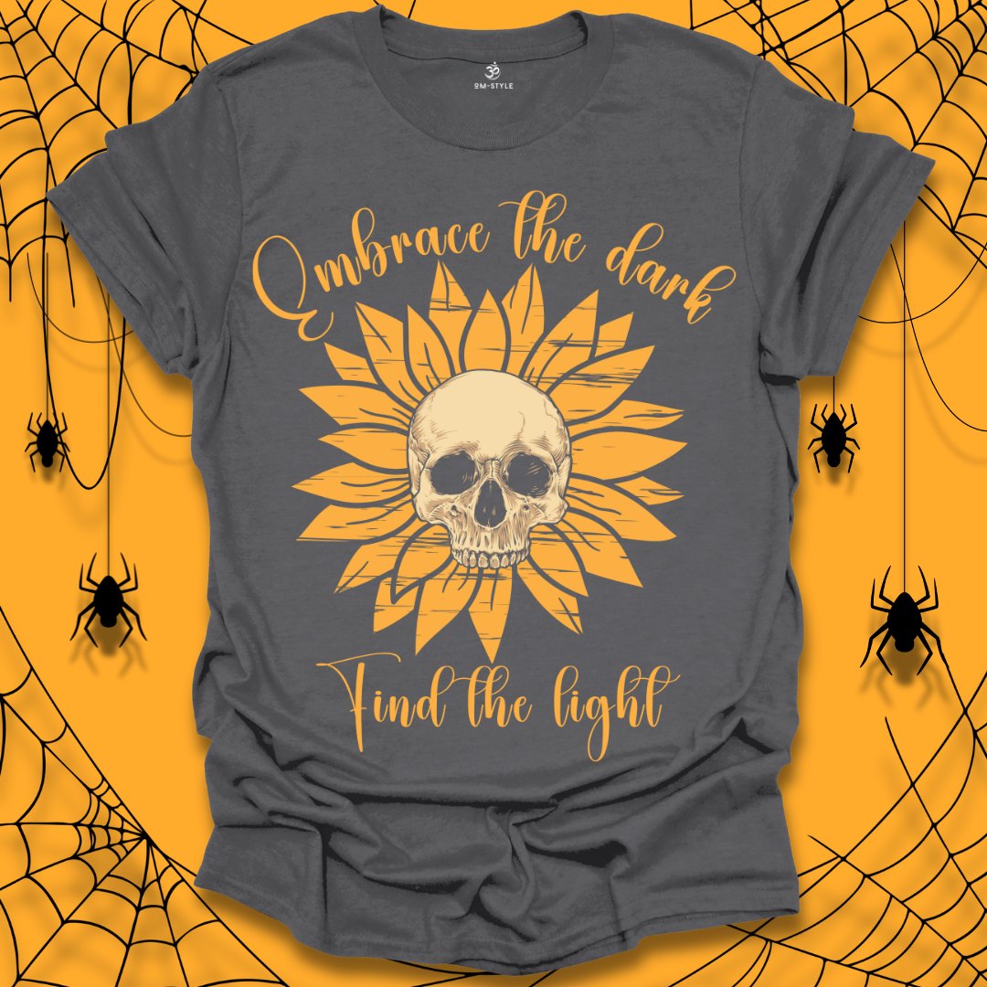 Sunflower Skull Halloween T-Shirt
