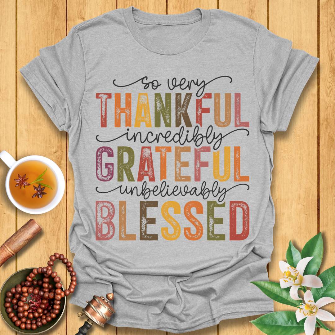 Thankful, Grateful, Blessed T-Shirt