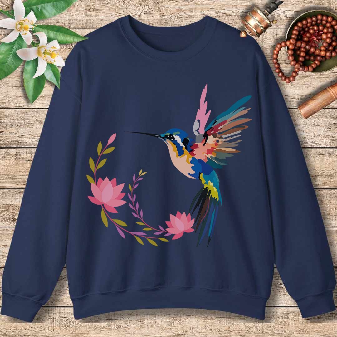 The Humming Bird Lotus Sweatshirt