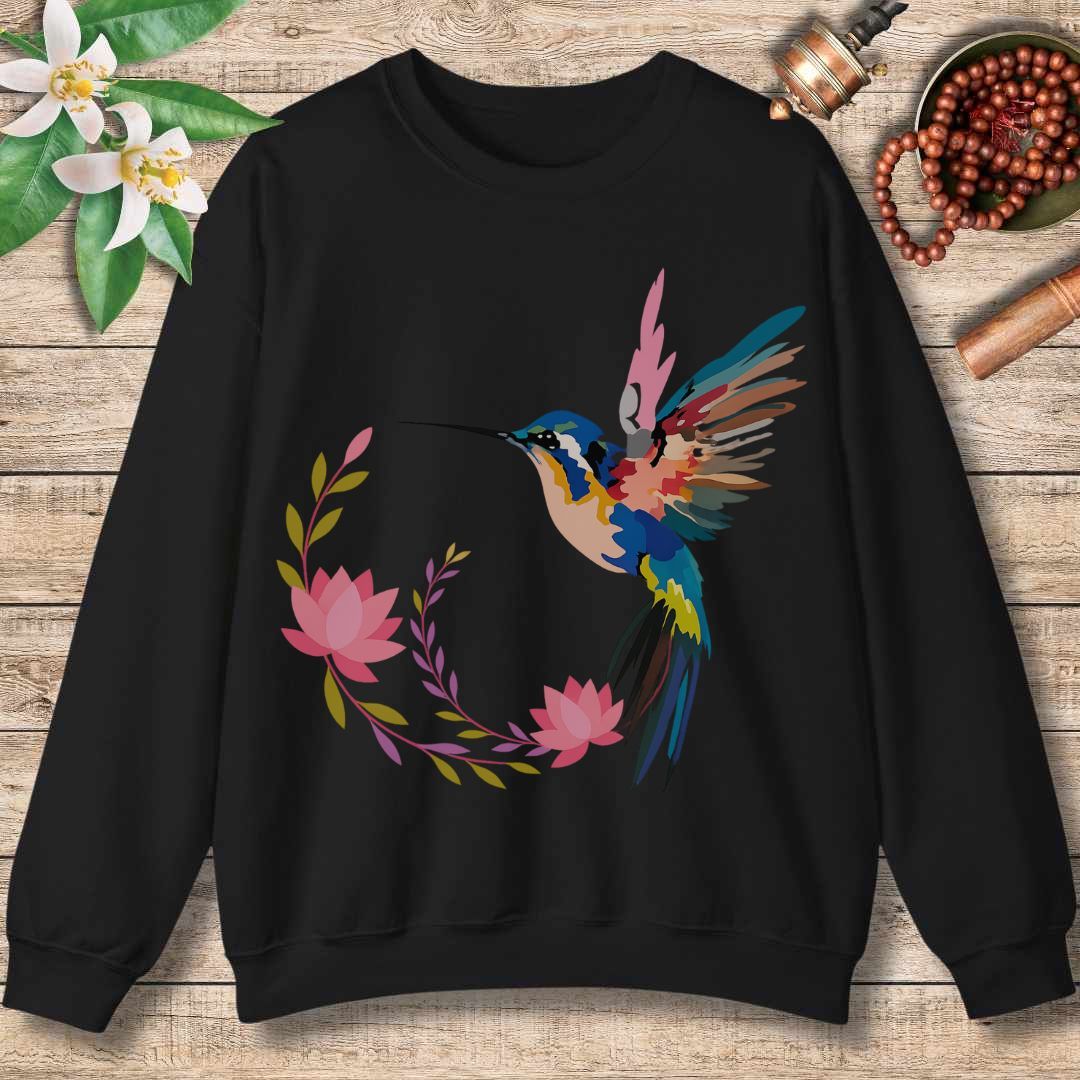 The Humming Bird Lotus Sweatshirt