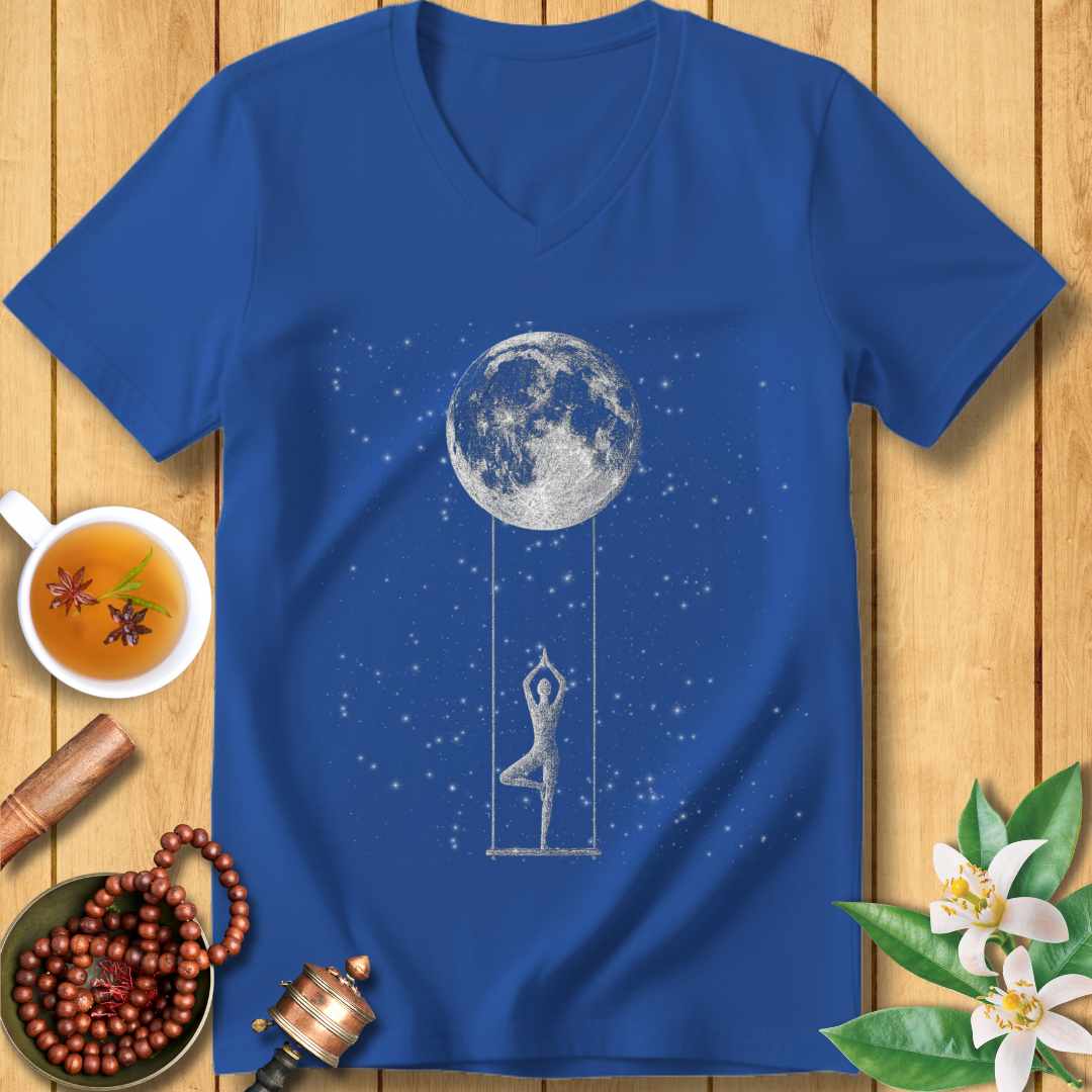 Lunar Energy Unisex V-Neck T-Shirt