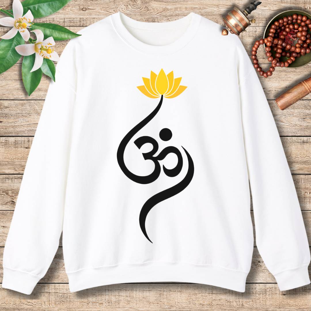 Lotus Om Symbol Sweatshirt