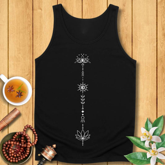 Boho Lotus Unisex Jersey Tank