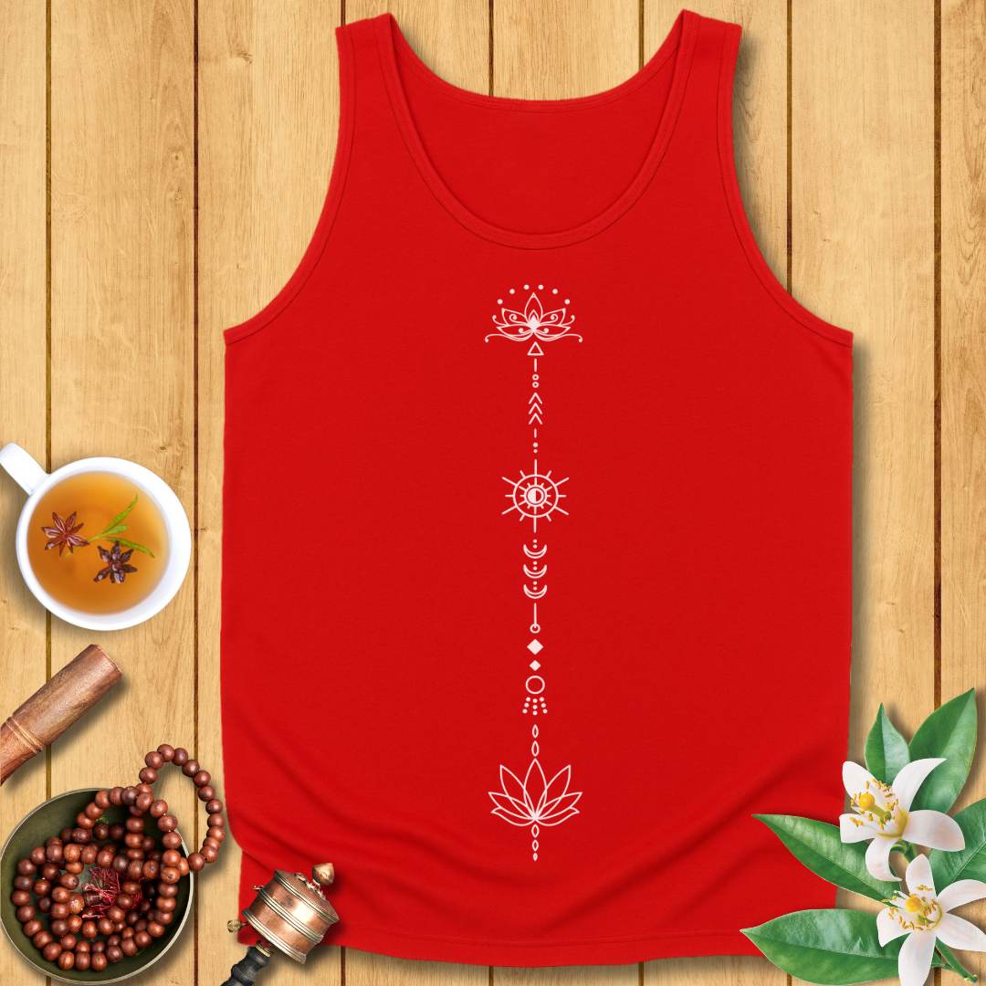 Boho Lotus Unisex Jersey Tank