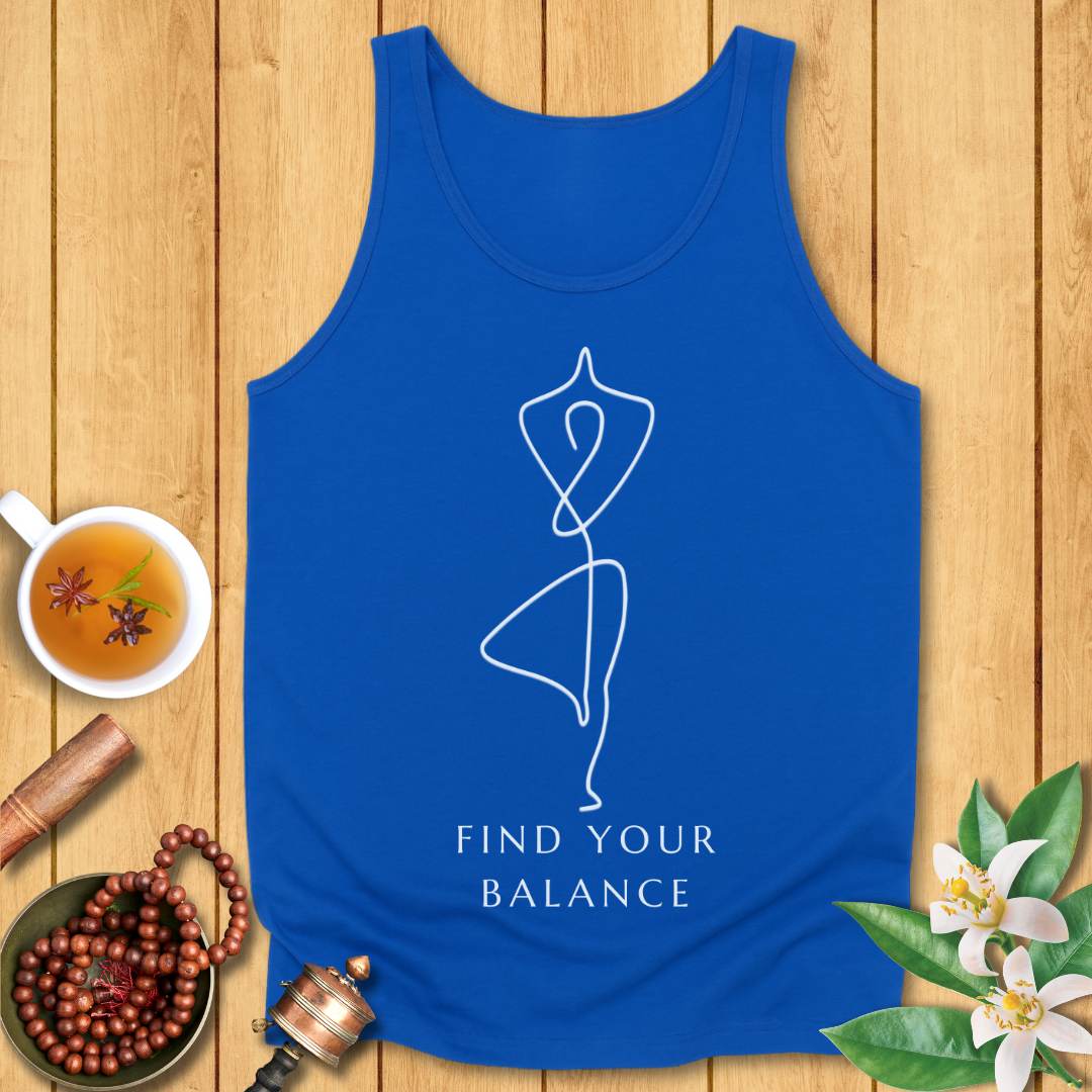 Find Your Balance Unisex Jersey Tank