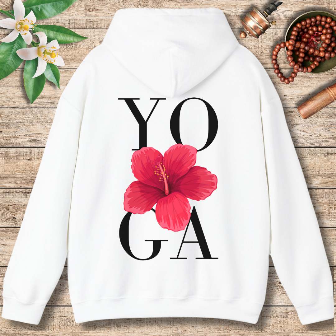 Yoga in Bloom (Back Only) Hoodie