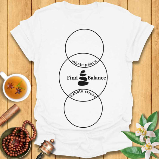 Inhale peace, Exhale stress T-Shirt