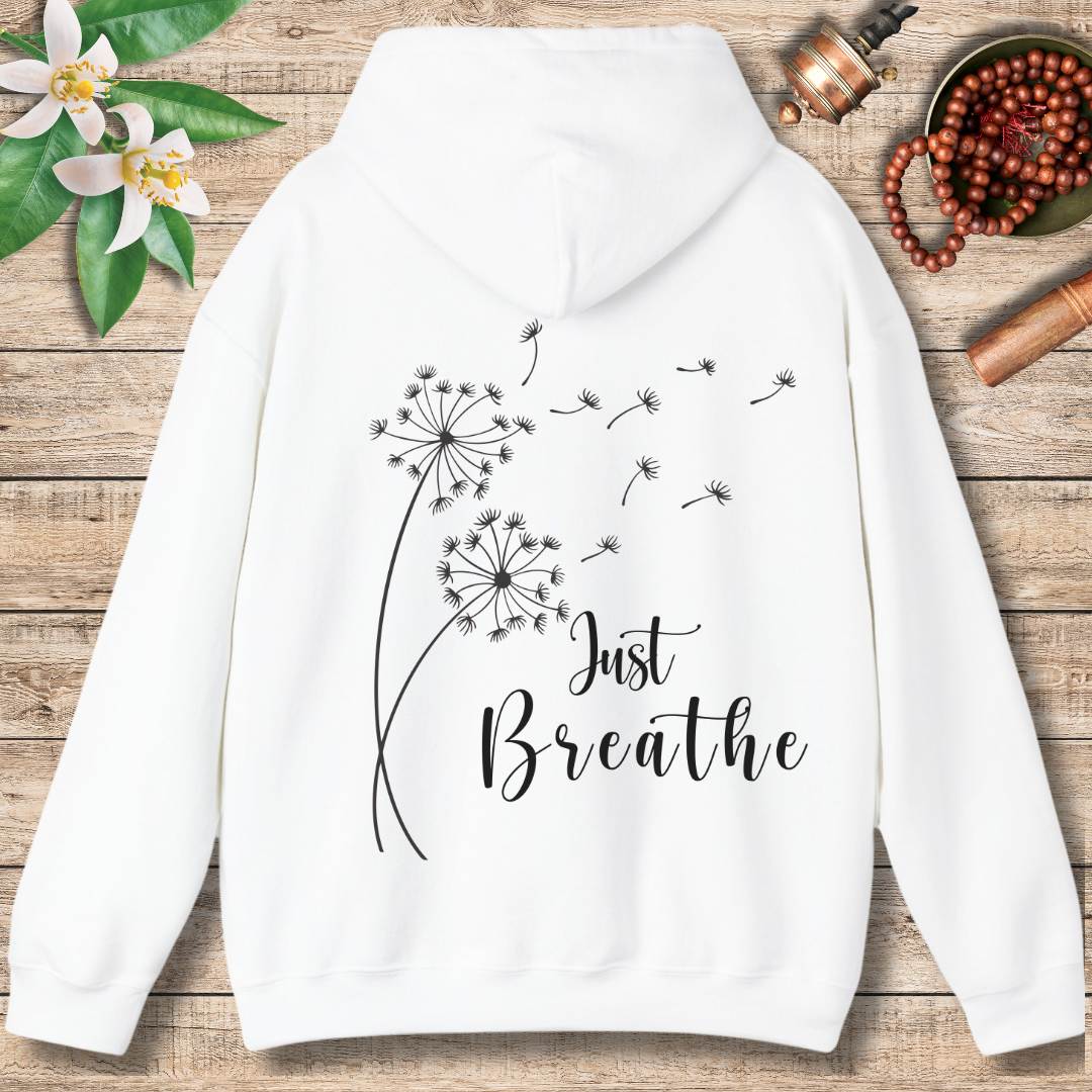 Calming Just Breathe (Back Only) Hoodie