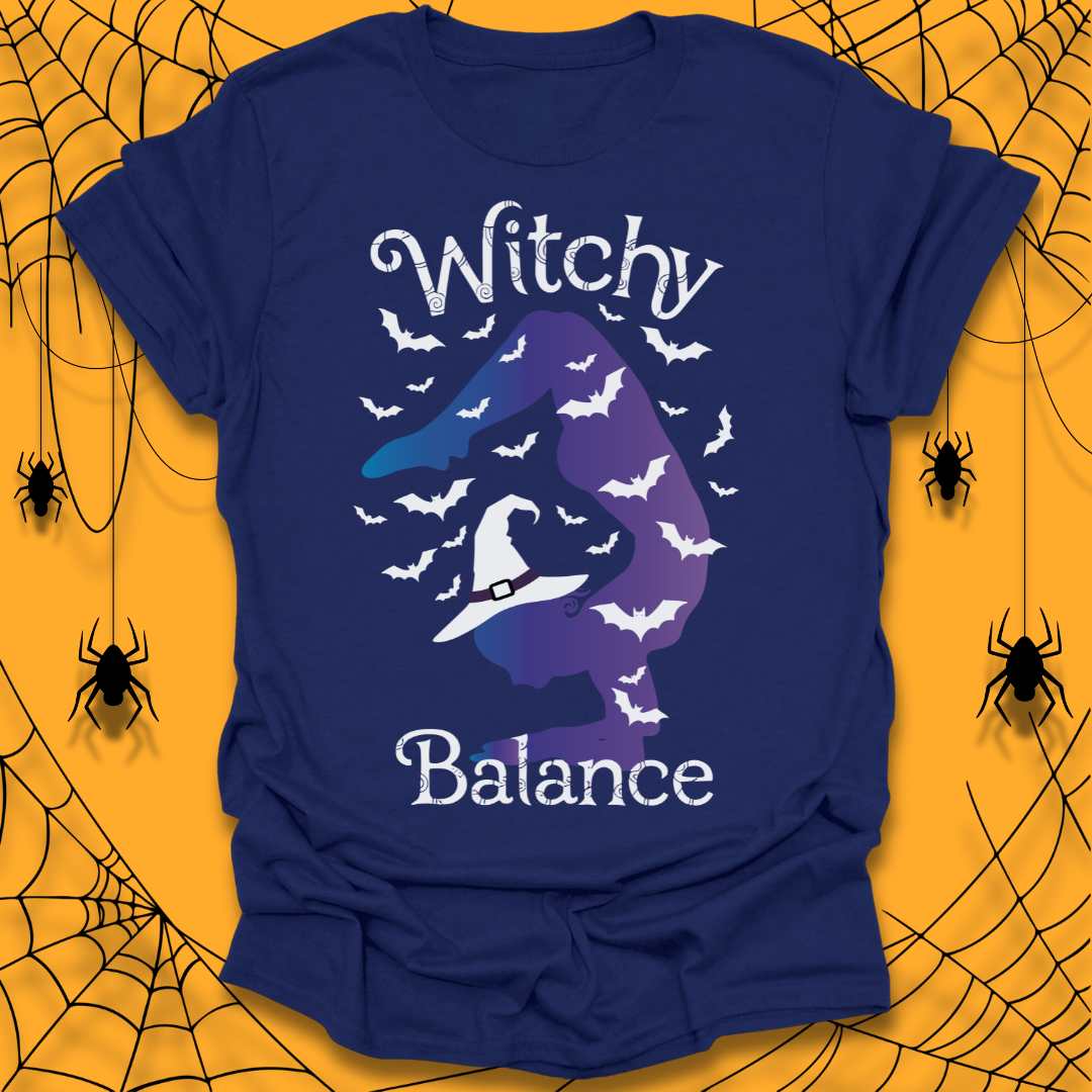 Witchy Balance Halloween T-Shirt
