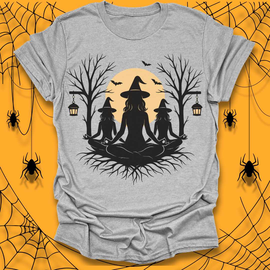Witchy Meditation Halloween T-Shirt