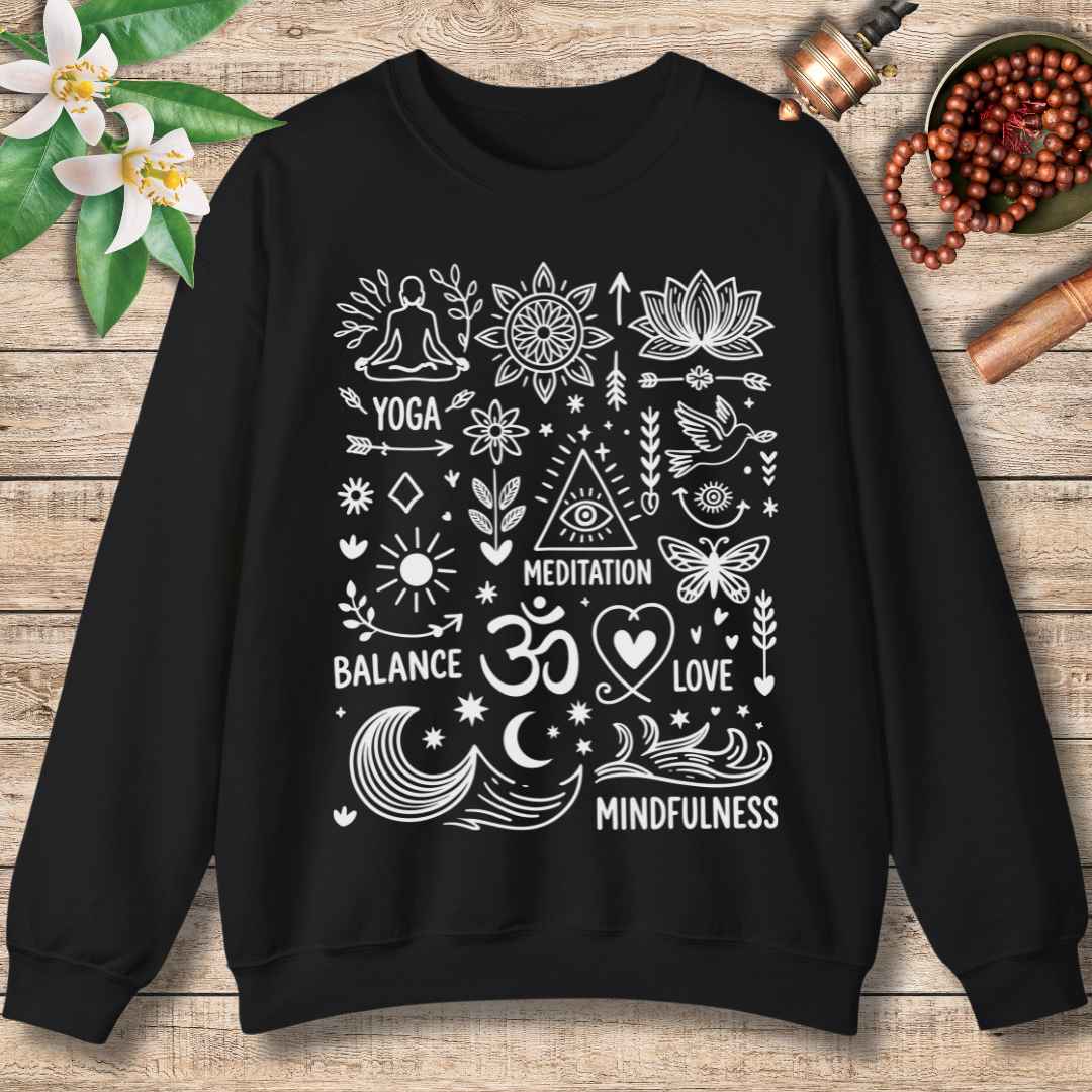 Yoga Doodle Sweatshirt
