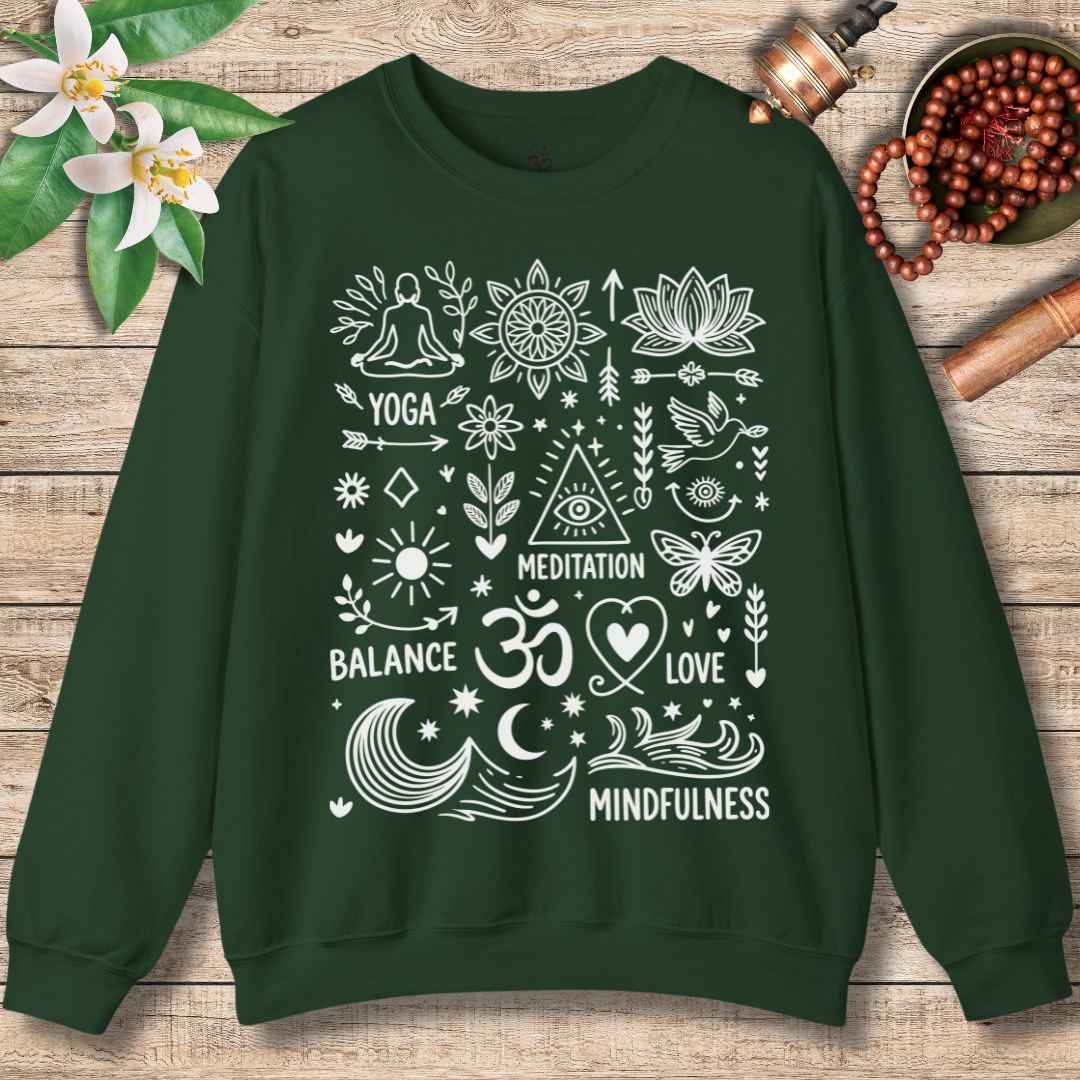 Yoga Doodle Sweatshirt