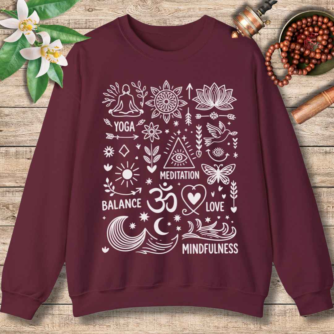 Yoga Doodle Sweatshirt