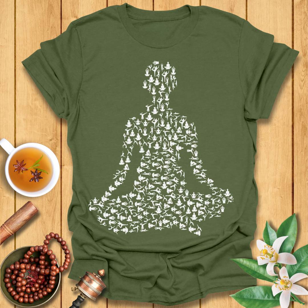 Yoga Pose Silhouette T-Shirt
