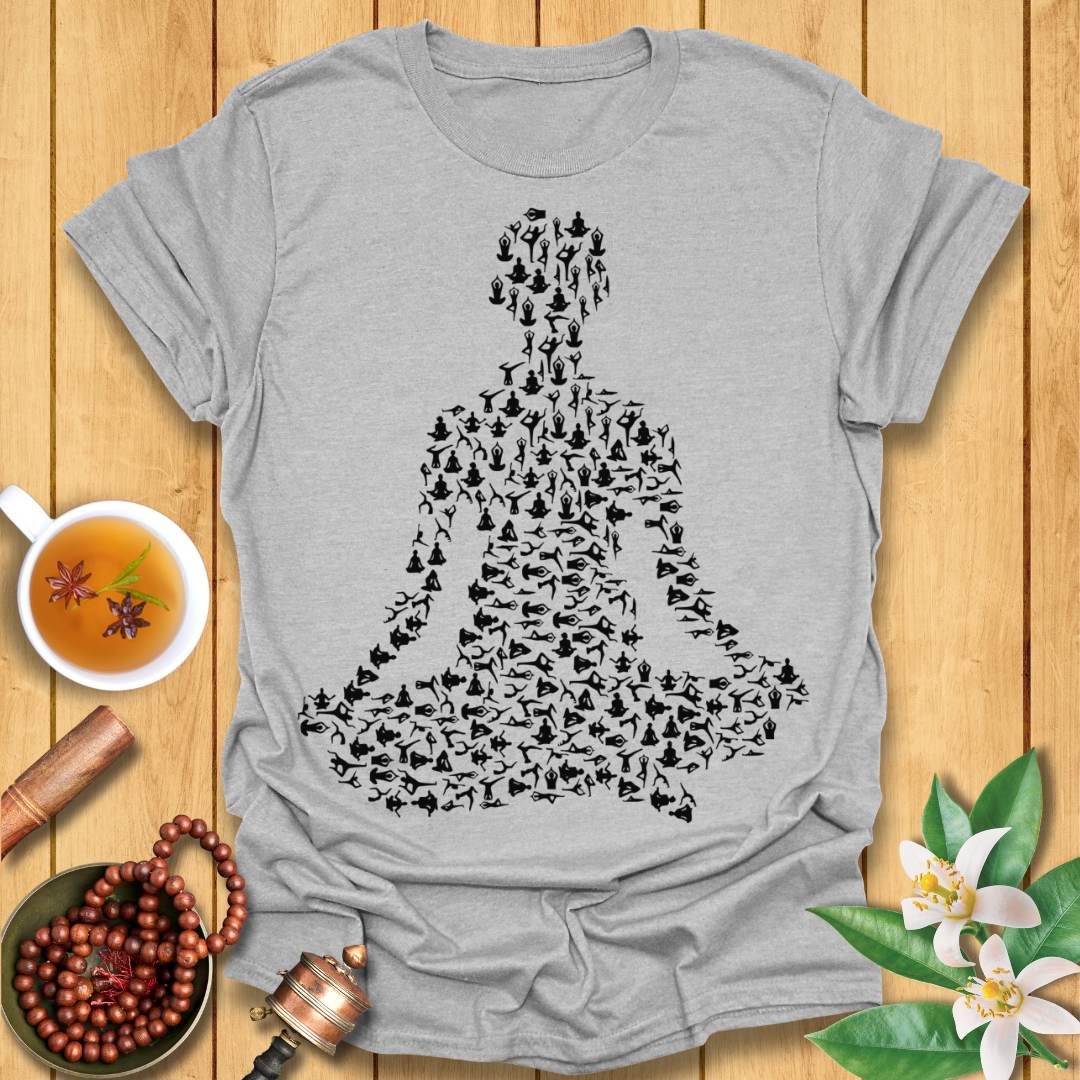 Yoga Pose Silhouette T-Shirt