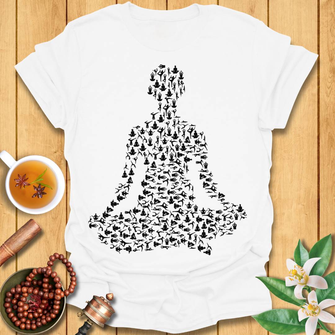 Yoga Pose Silhouette T-Shirt