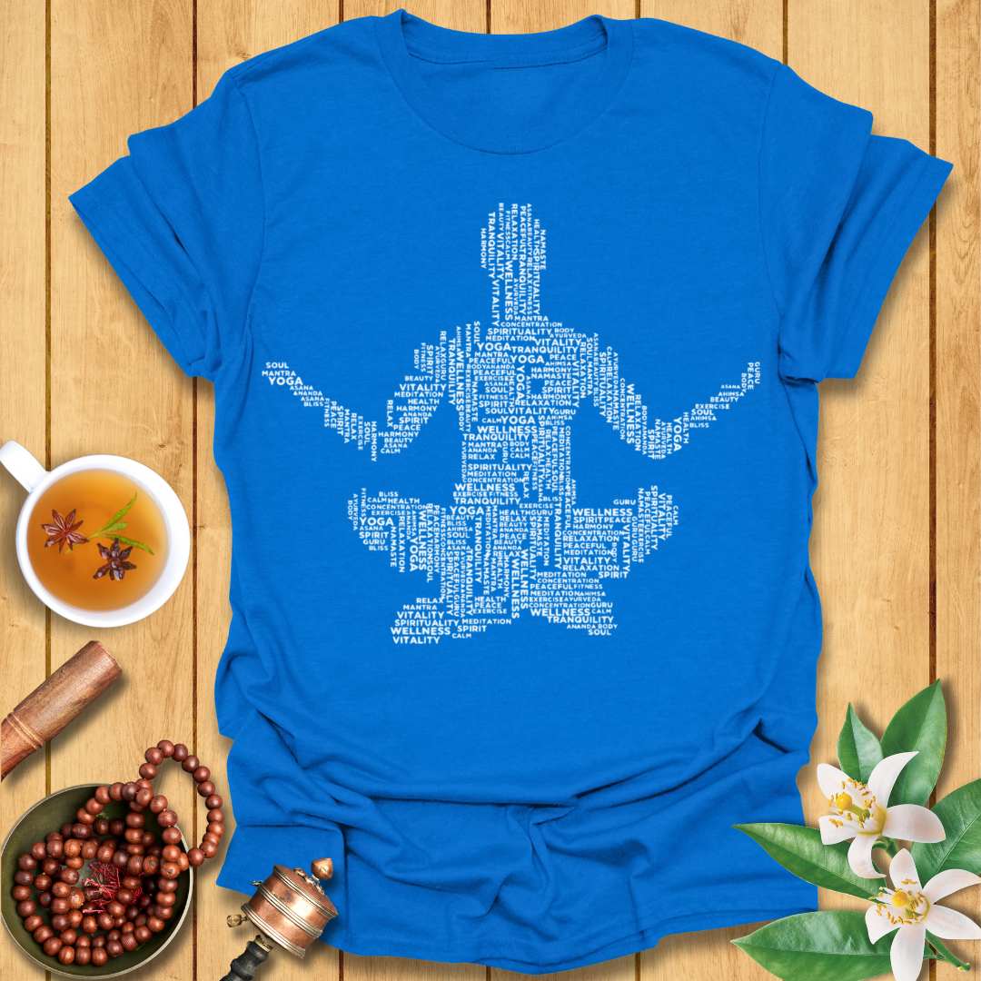 Yoga Word Cloud T-Shirt
