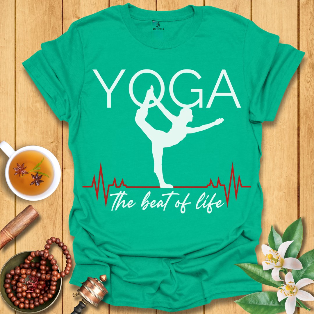 Yoga The Beat of Life T-Shirt
