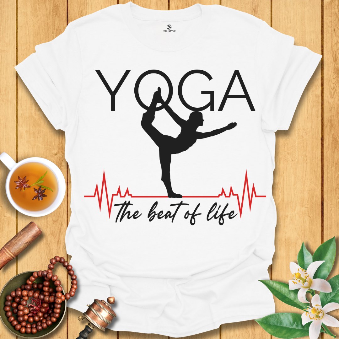 Yoga The Beat of Life T-Shirt