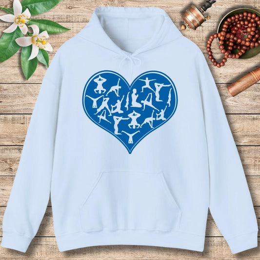 Heart of Yoga (Front Only) Hoodie