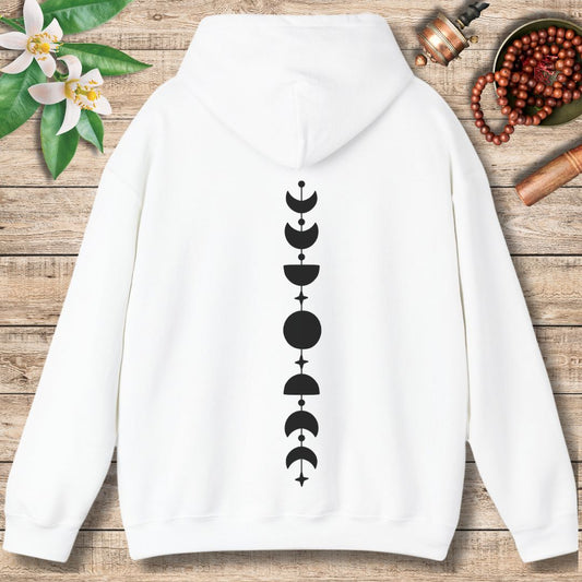 Lunar Phases (Back Only) Hoodie