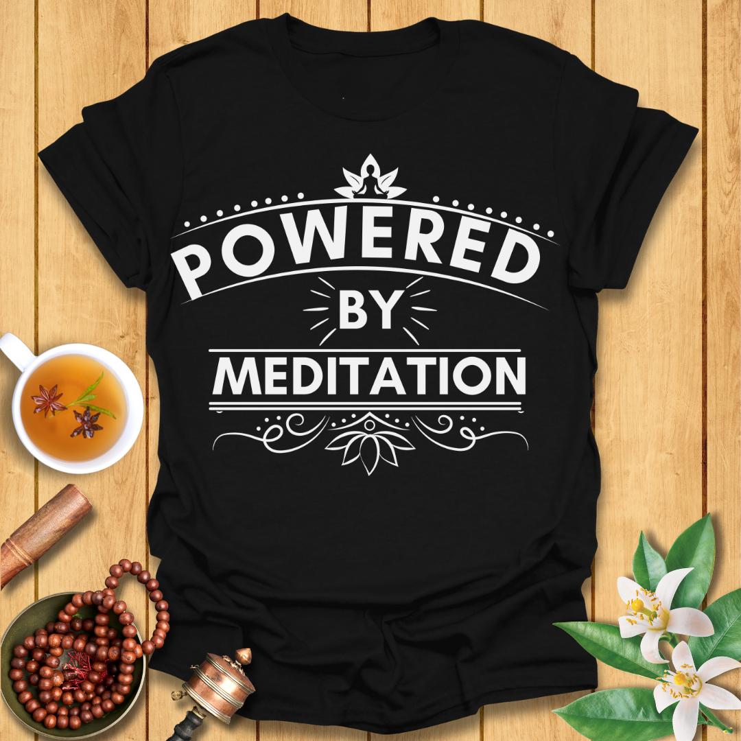 Powered by Meditation - T-Shirt