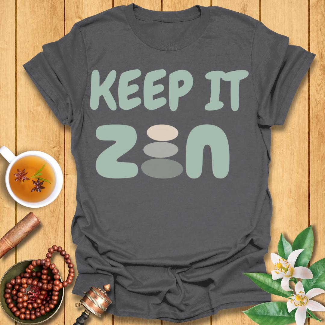 Zen Half Sleeve Button T-Shirt