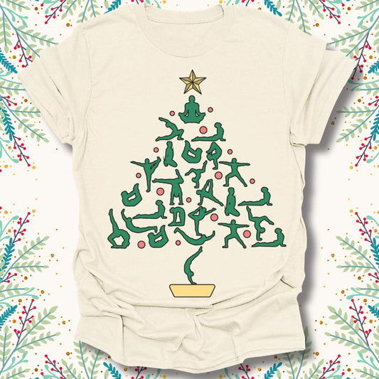 Yoga Christmas Tree T-Shirt