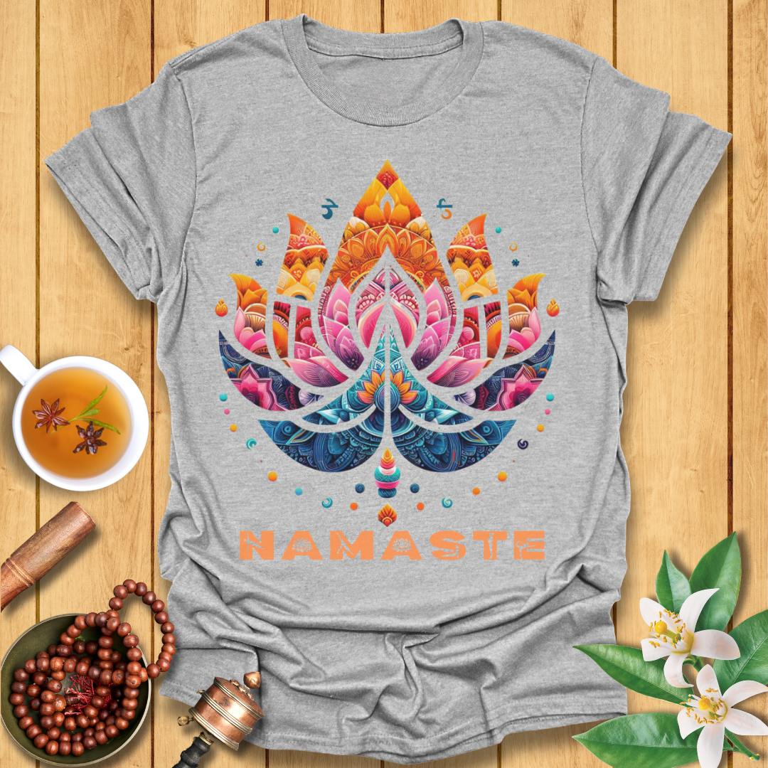 Namaste Lotus - Radiant Yoga T-Shirt