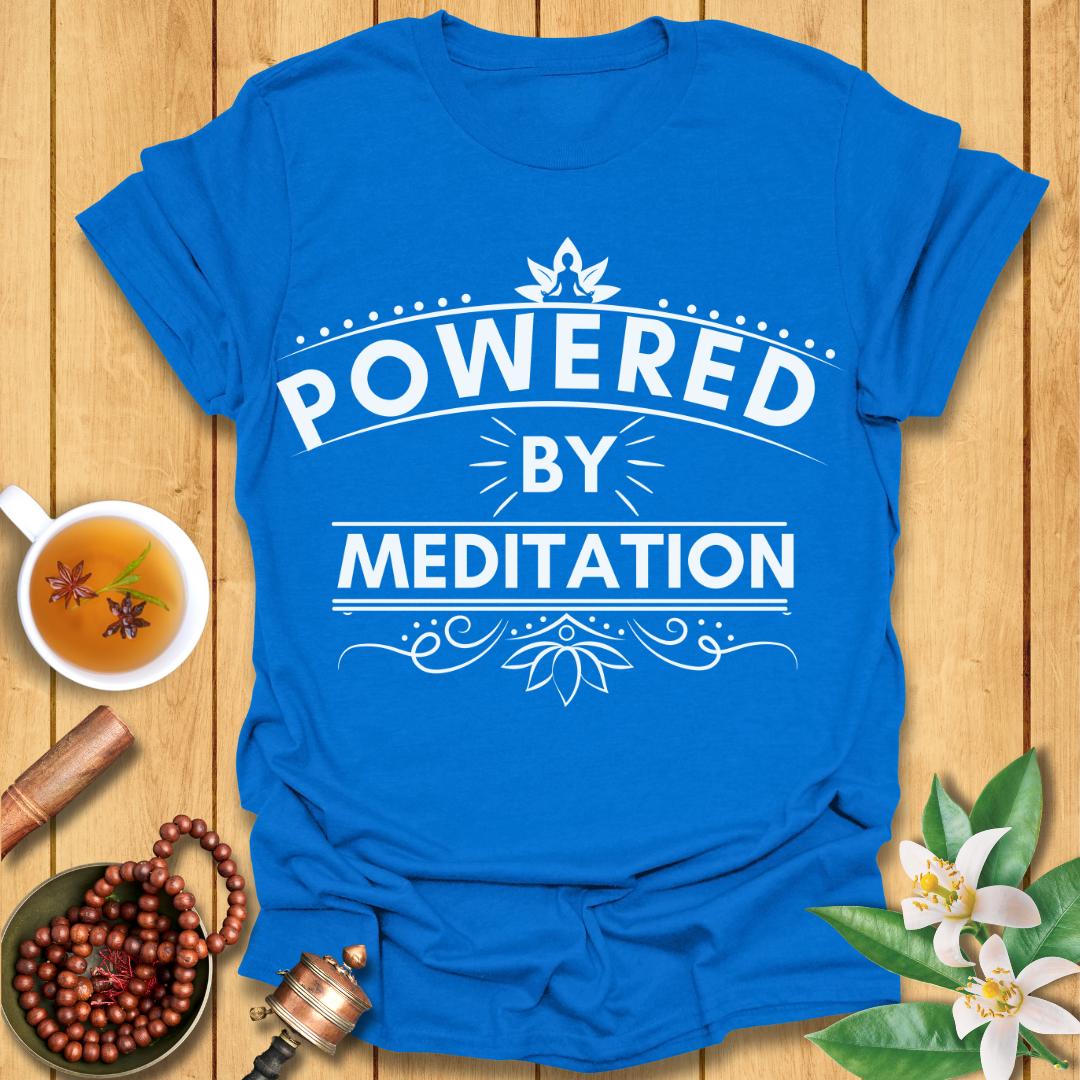 Powered by Meditation - T-Shirt