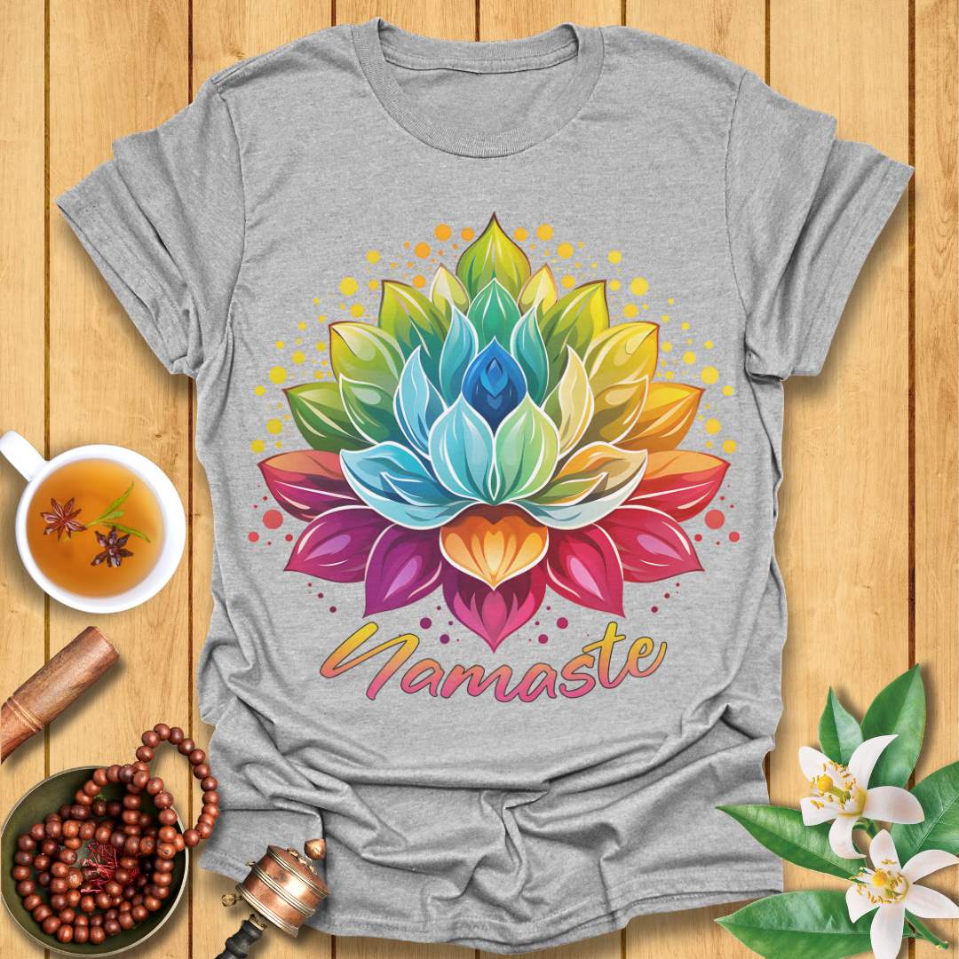 Namaste Lotus Blossom T-Shirt