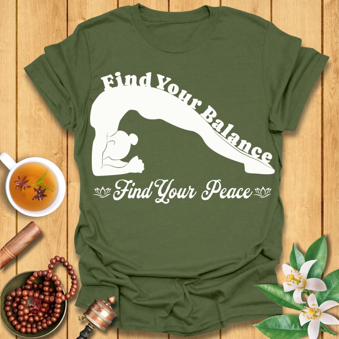 Find your balance, find your peace T-Shirt