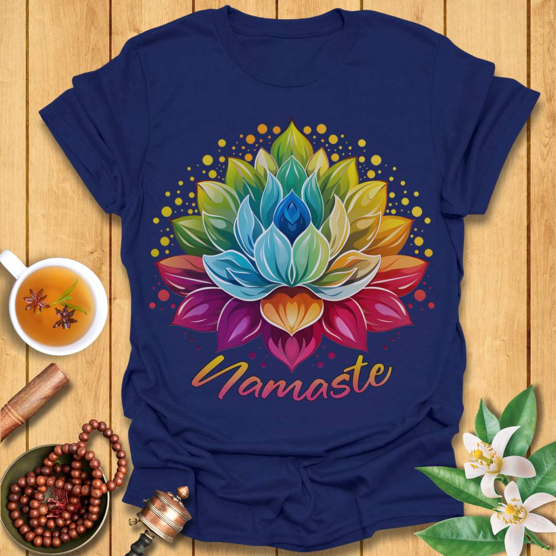 Namaste Lotus Blossom T-Shirt