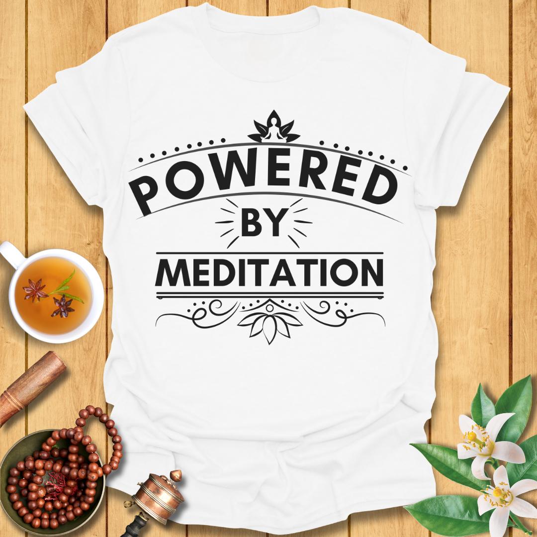 Powered by Meditation - T-Shirt