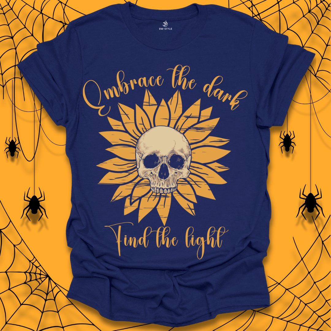 Sunflower Skull Halloween T-Shirt