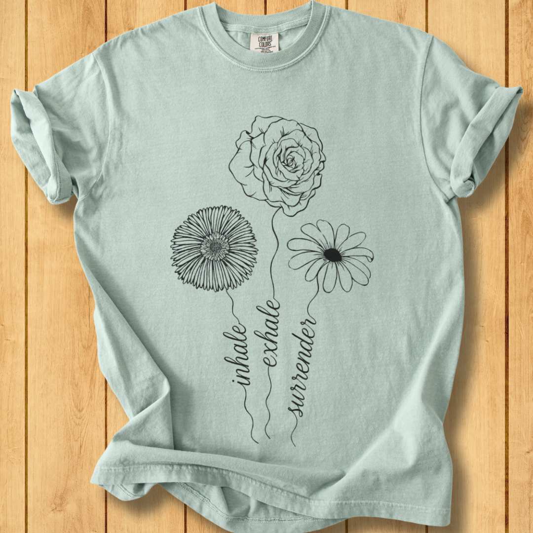 Inhale Exhale Surrender Unisex Dyed T-Shirt