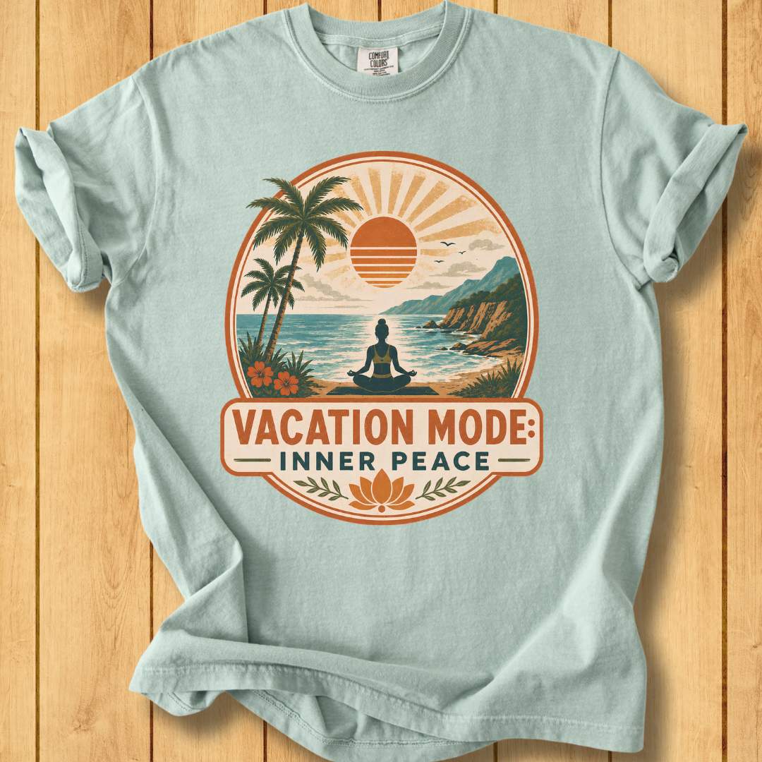 Vacation Mode Unisex - Dyed T-Shirt