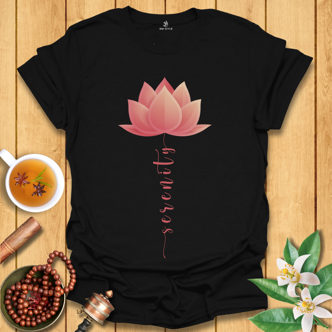 Peach Lotus Serenity T-Shirt