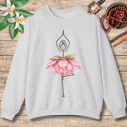 Blooming Yoga Pose Sweatshirt
