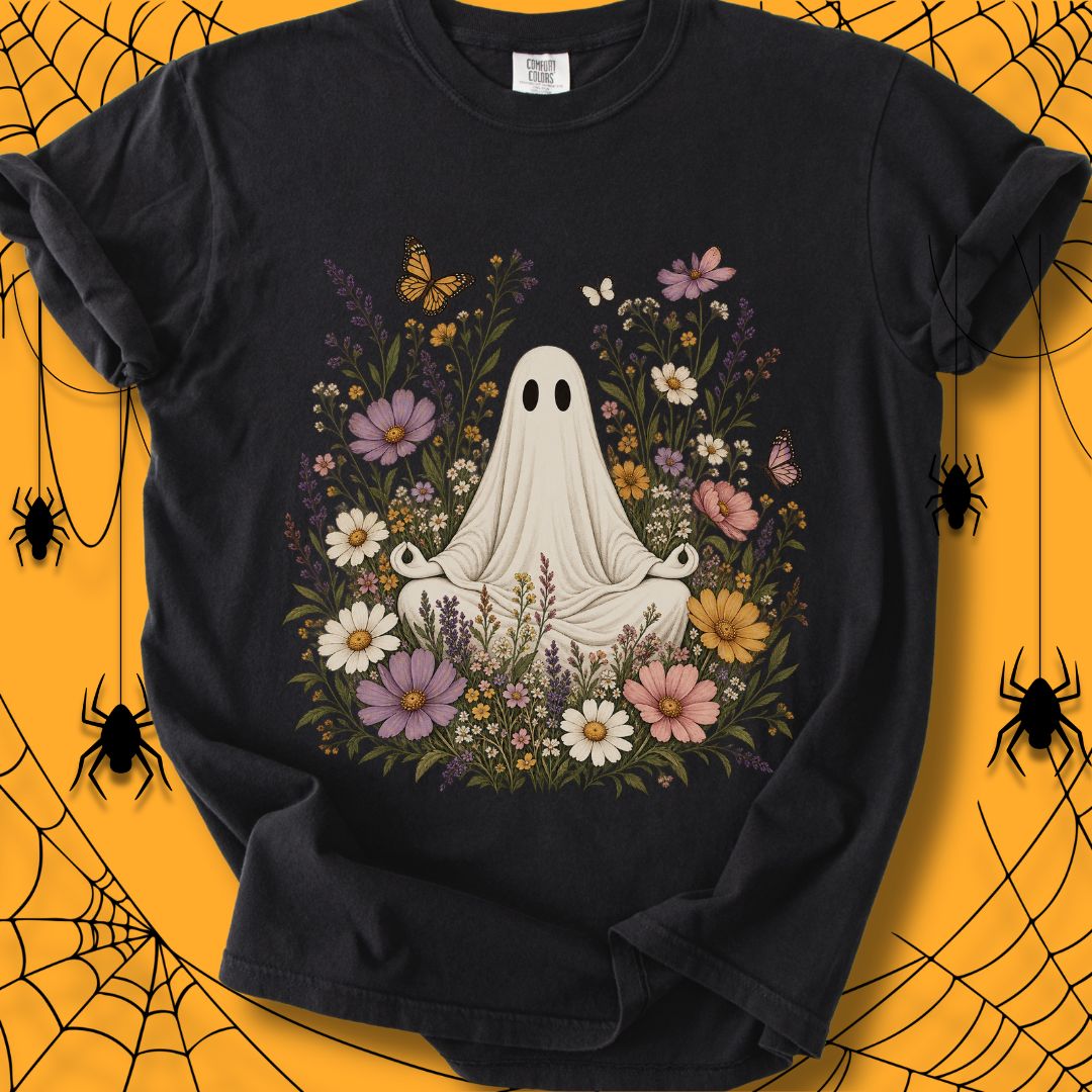 Blooming Spirit Halloween Unisex Dyed T-Shirt
