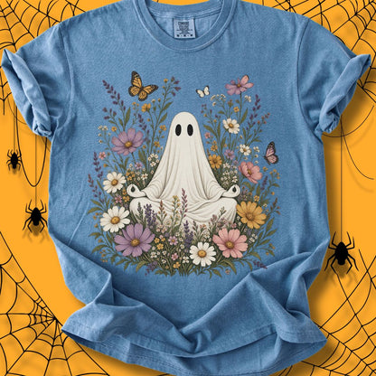 Blooming Spirit Halloween Unisex Dyed T-Shirt