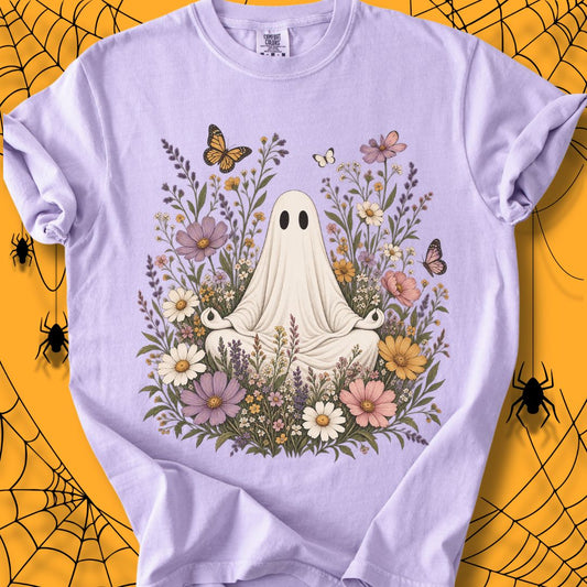 Blooming Spirit Halloween Unisex Dyed T-Shirt